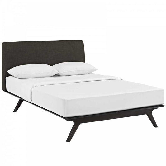 Tracy Queen Bed, Cappuccino Brown