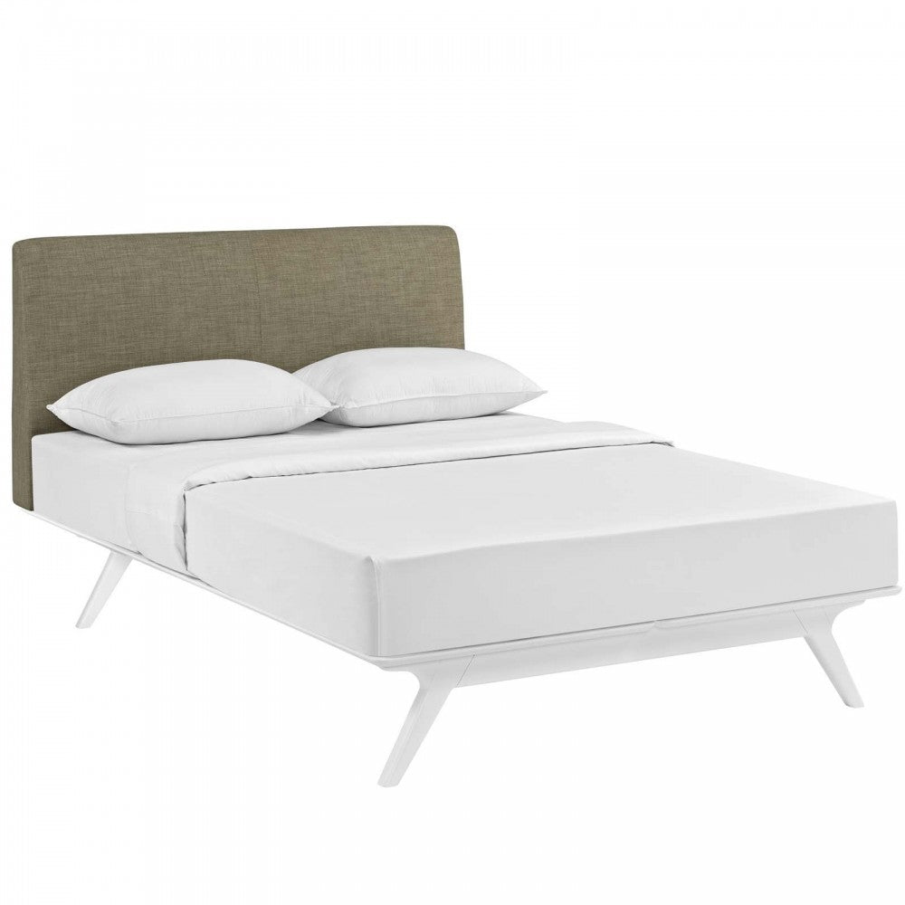 Tracy Queen Bed, White, MOD-5766-WHI-LAT