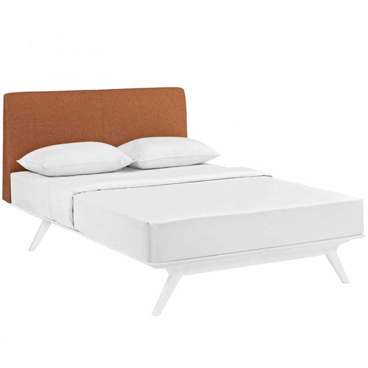 Tracy Queen Bed, White, MOD-5766-WHI-ORA