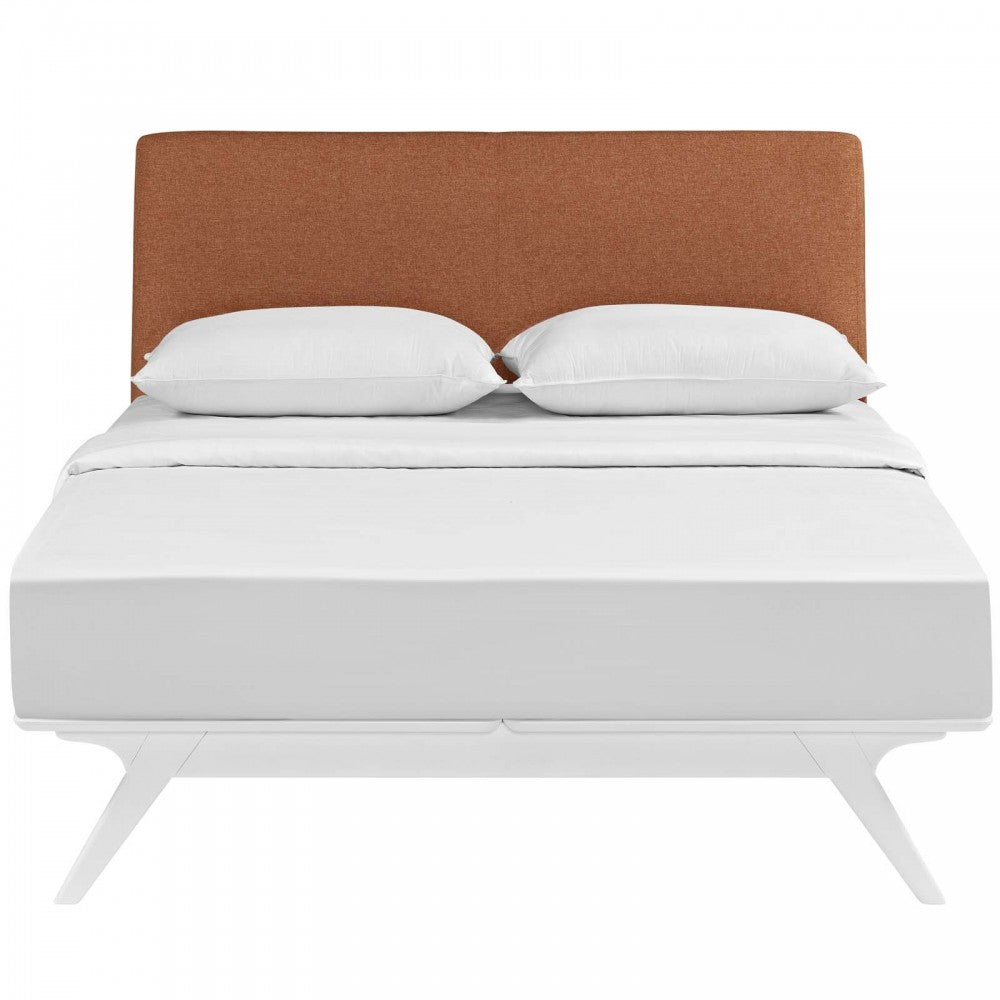 Tracy Queen Bed, White, MOD-5766-WHI-ORA