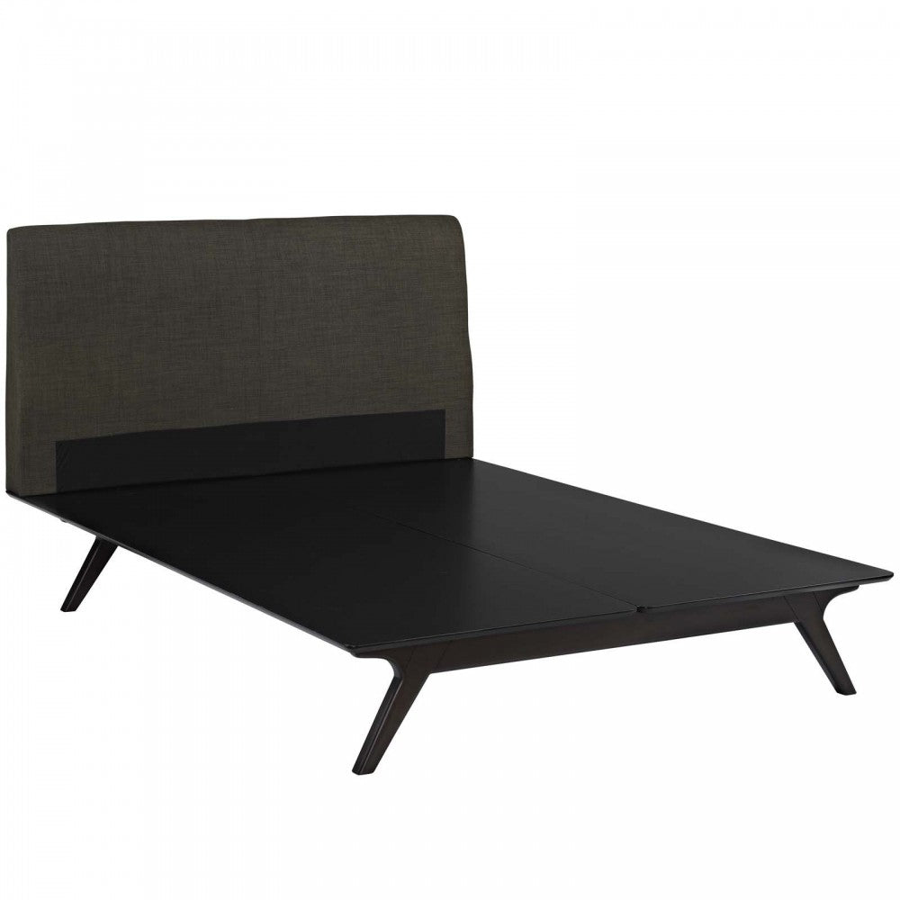 Tracy Queen Bed, Cappuccino Brown