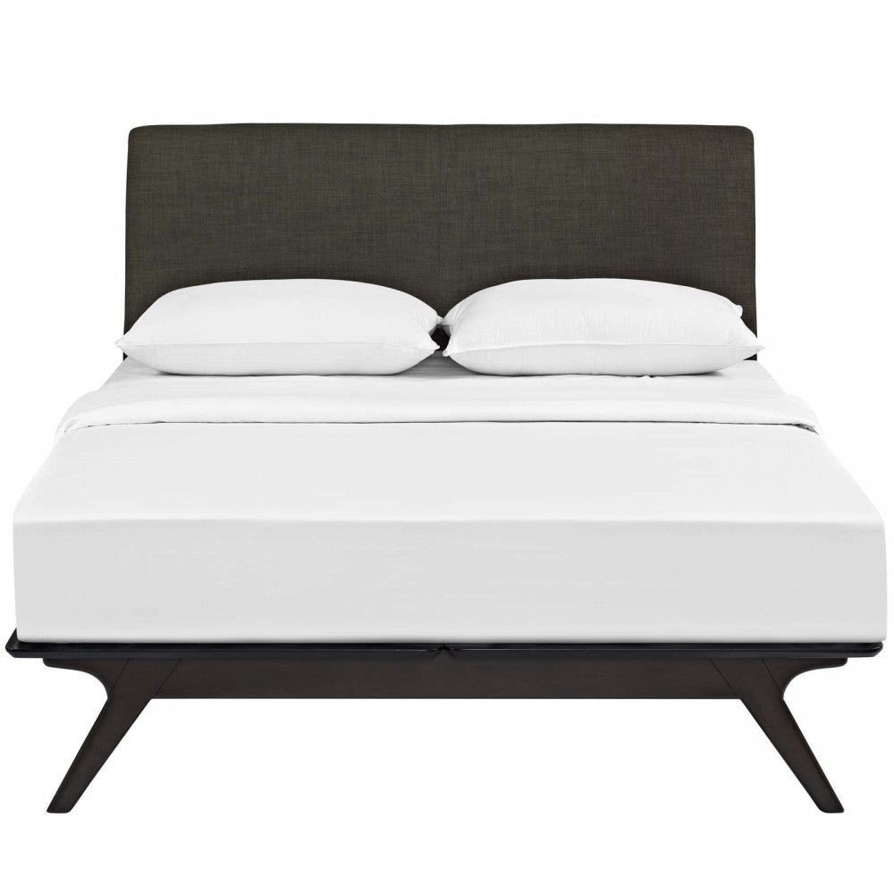 Tracy Queen Bed, Cappuccino Brown