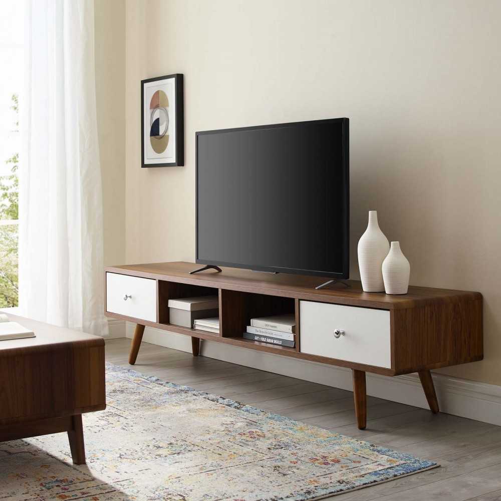 Transmit 70" Media Console Wood TV Stand