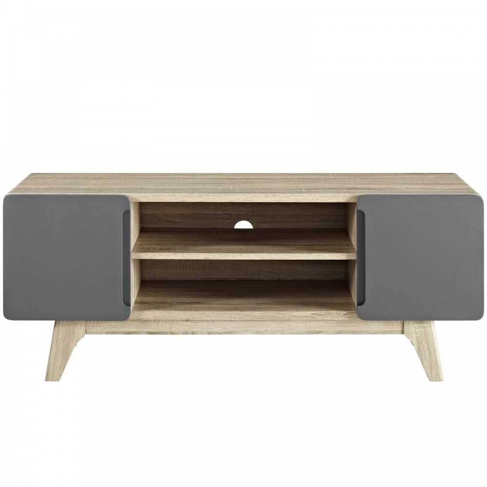 Tread 47" TV Stand, Natural Gray