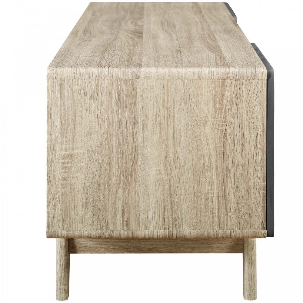 Tread 59" TV Stand, Natural Gray