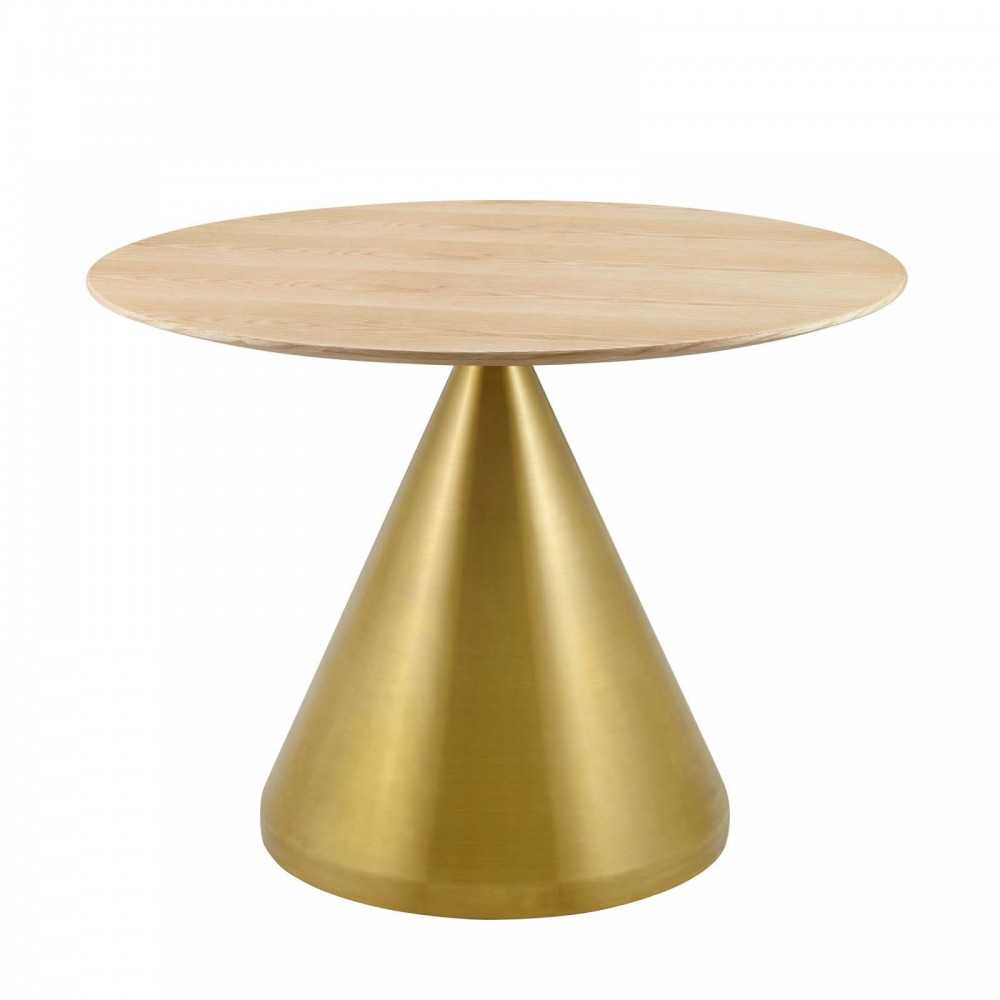 Tupelo 40" Dining Table, Gold Natural