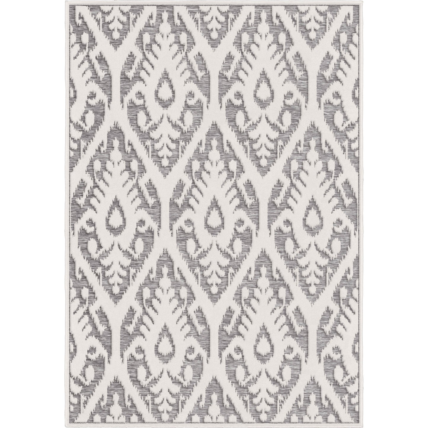 Orian Boucle' Salvador Natural Grey 62"X90"