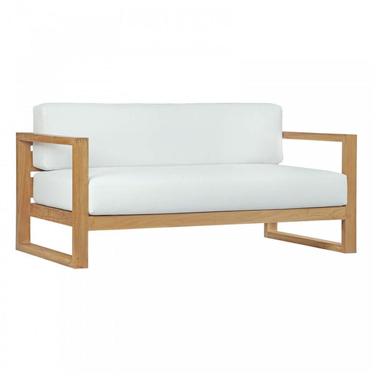 Upland Outdoor Patio Teak Sofa