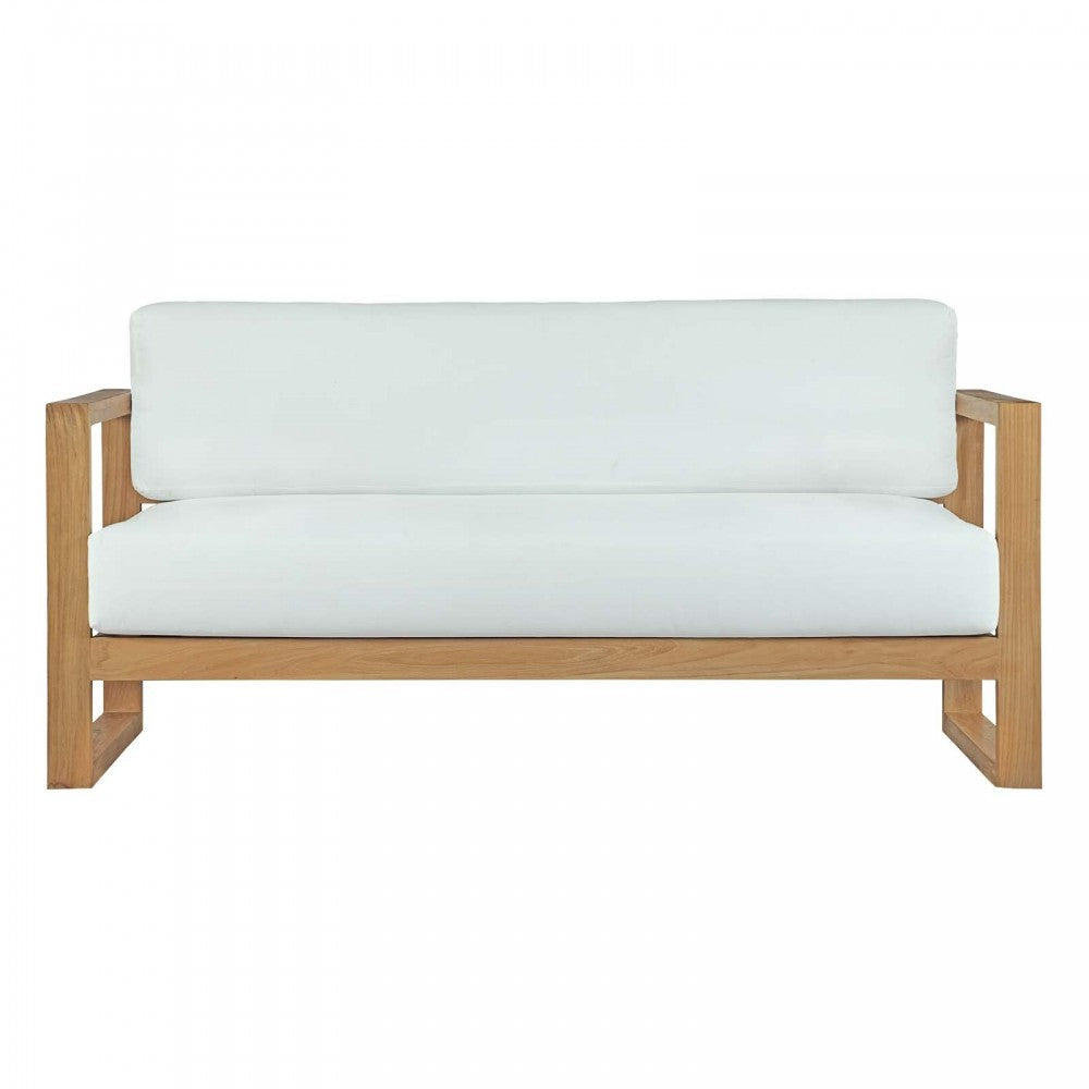 Upland Outdoor Patio Teak Sofa