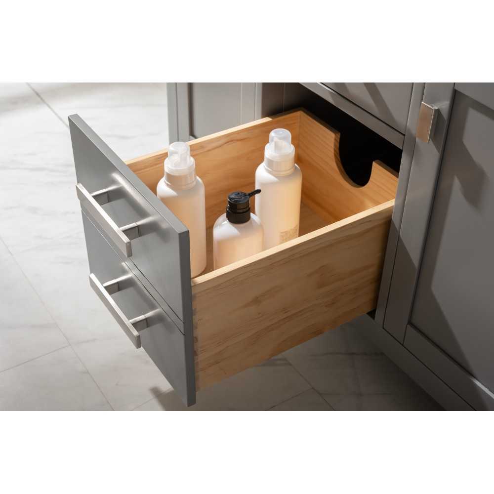 Valentino 42" Single Vanity in Gray