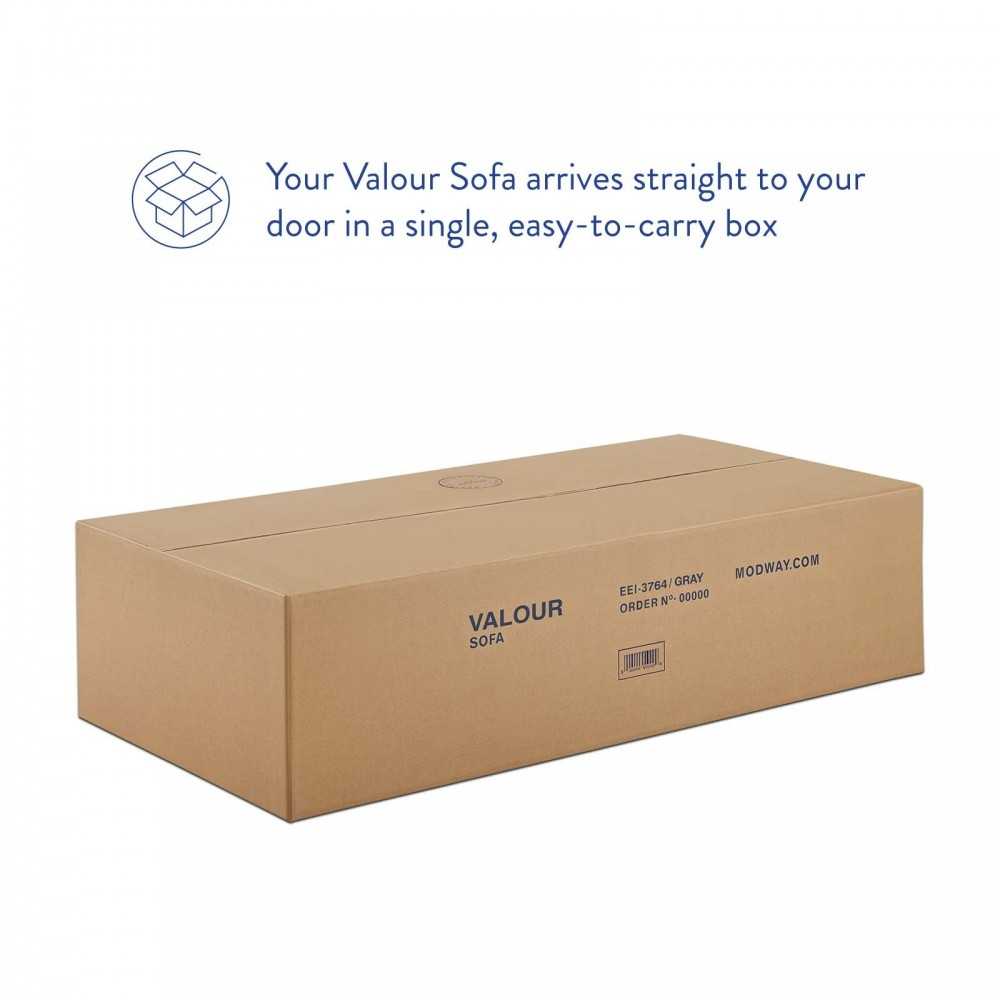 Valour Performance Velvet Sofa, Dusty Rose