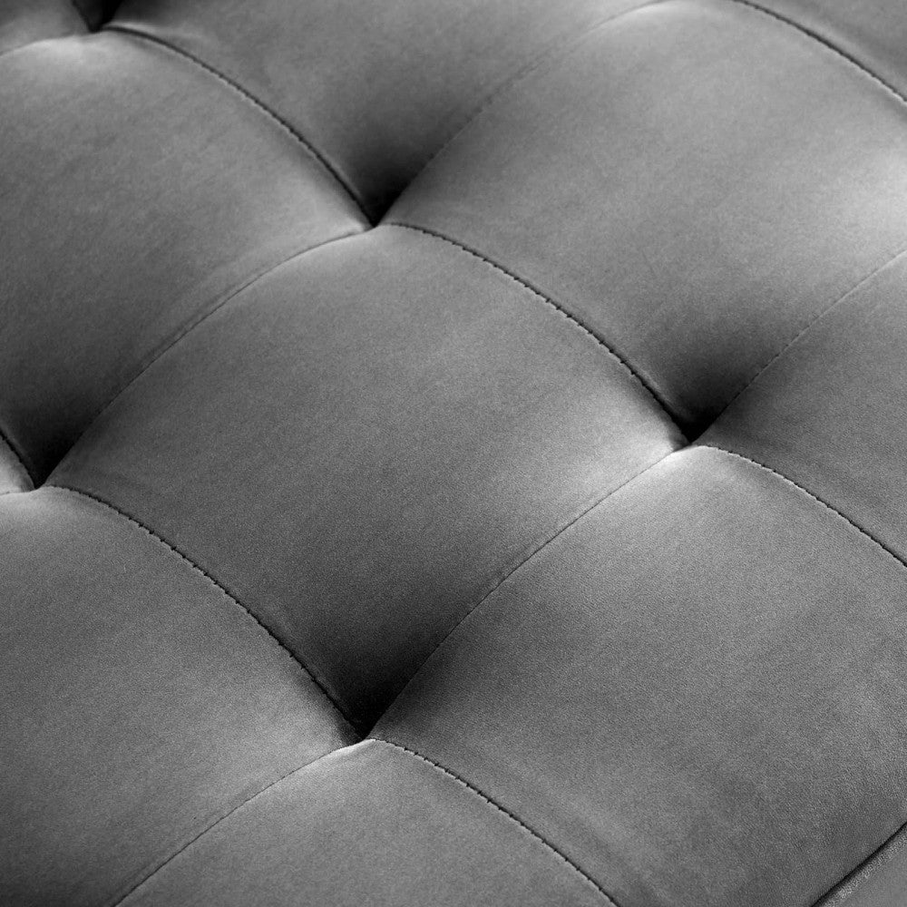 Valour Performance Velvet Sofa, Gray