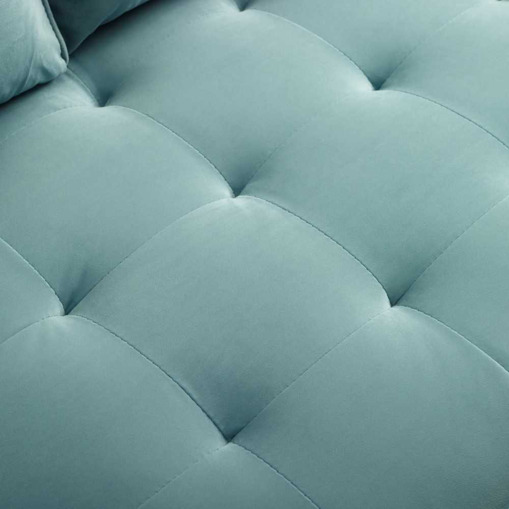 Valour Performance Velvet Sofa, Mint