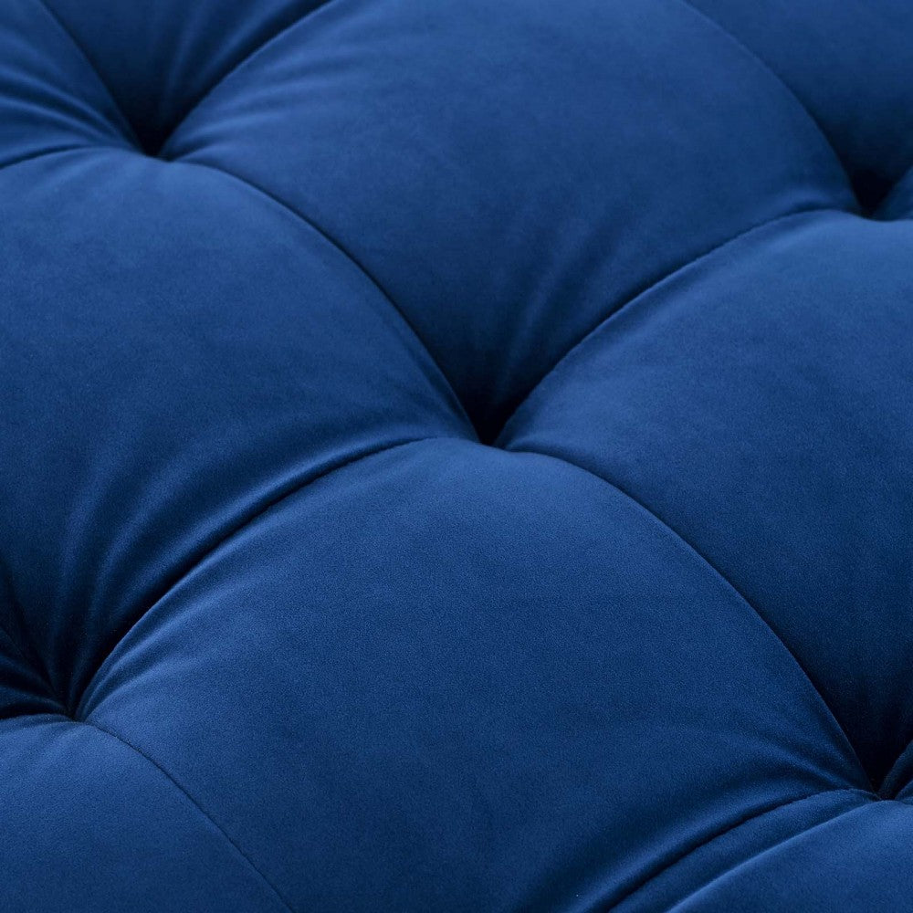 Valour Performance Velvet Sofa, Navy