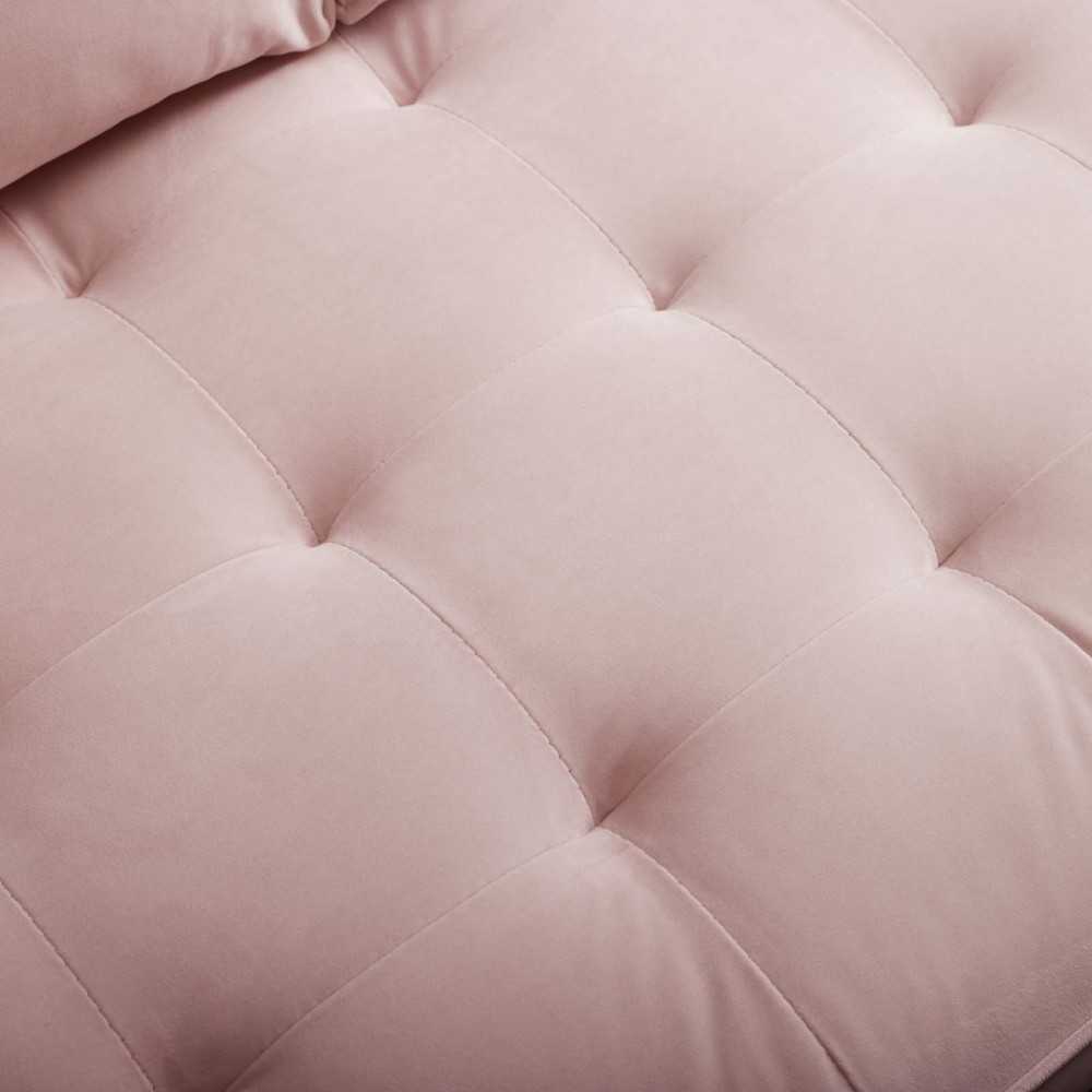 Valour Performance Velvet Sofa, Pink