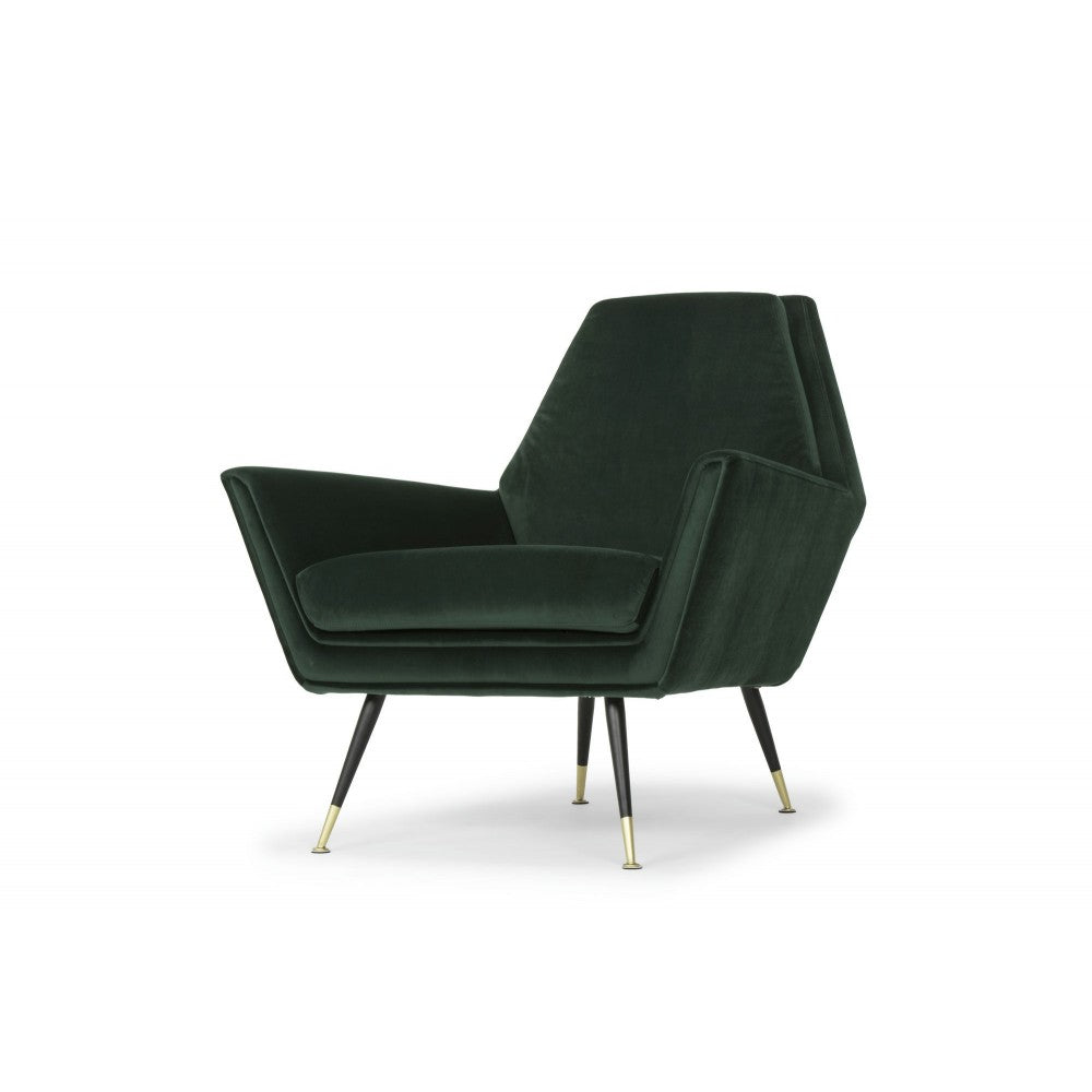 Vanessa Emerald Green Fabric Occasional Chair