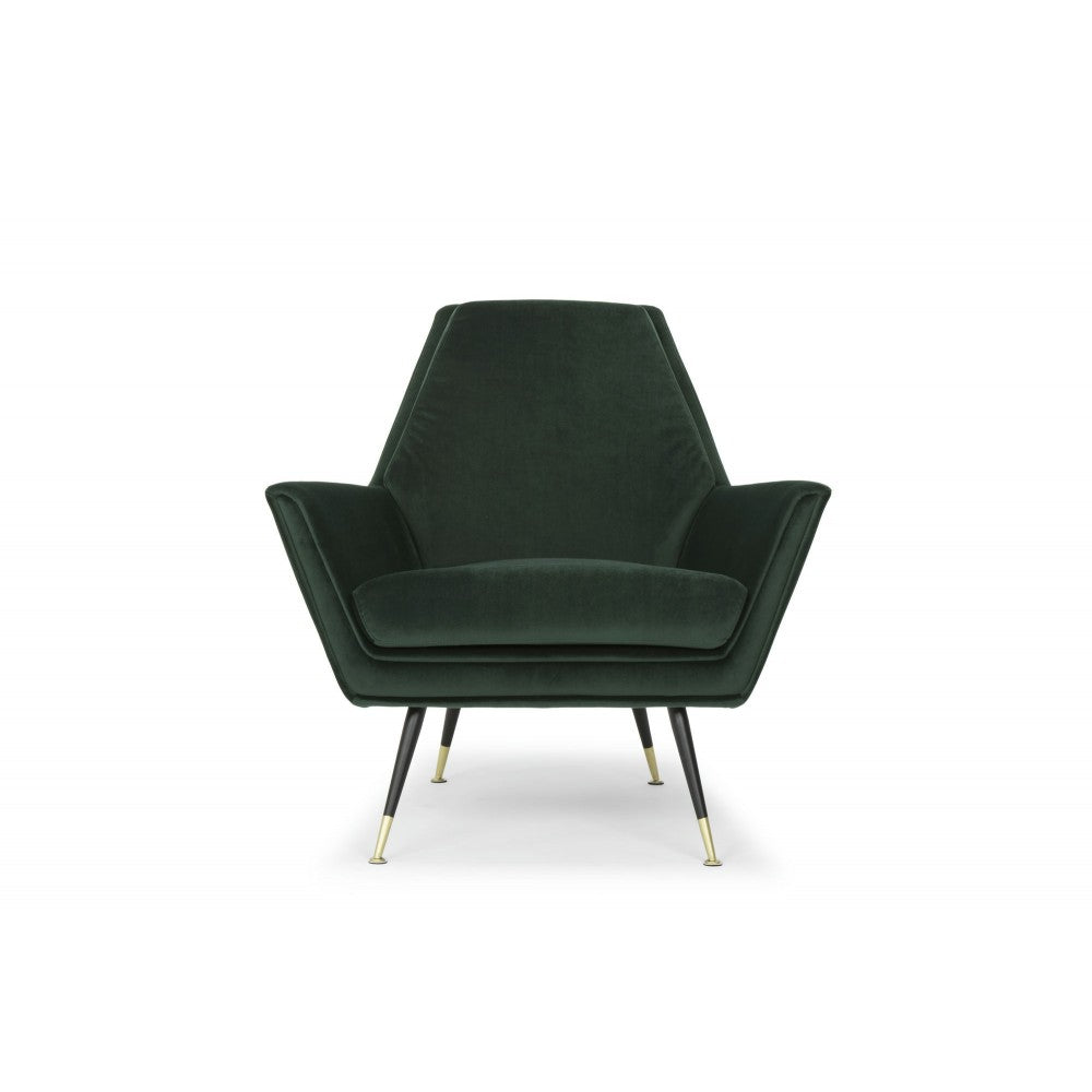 Vanessa Emerald Green Fabric Occasional Chair