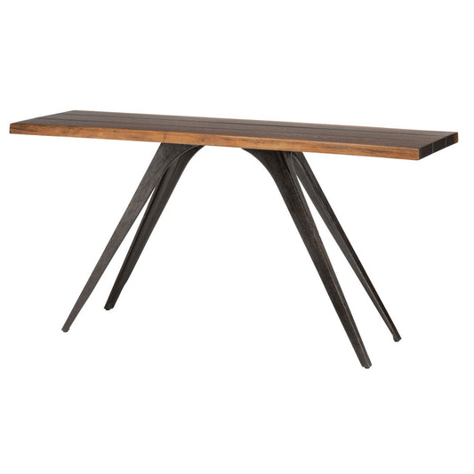 Vega Seared Wood Console Table