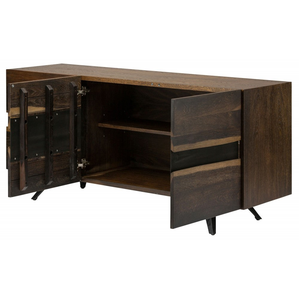 Vega Seared Wood Sideboard Cabinet
