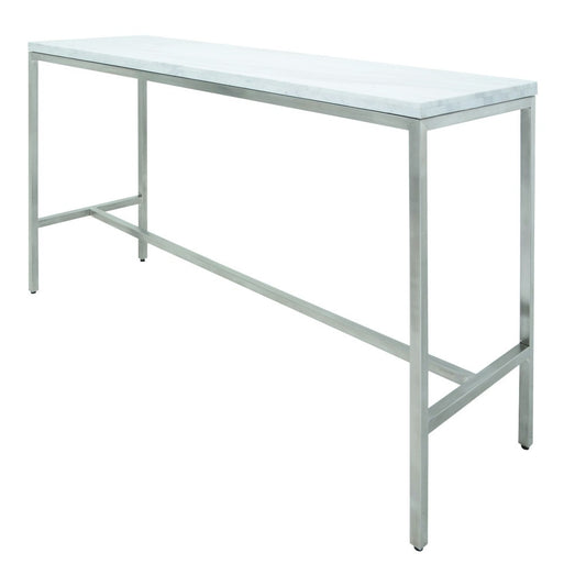 Verona White Stone Bar Table, HGTA692