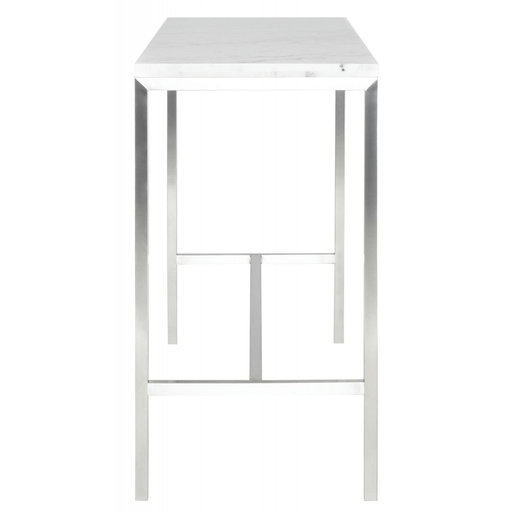 Verona White Stone Bar Table, HGTA692