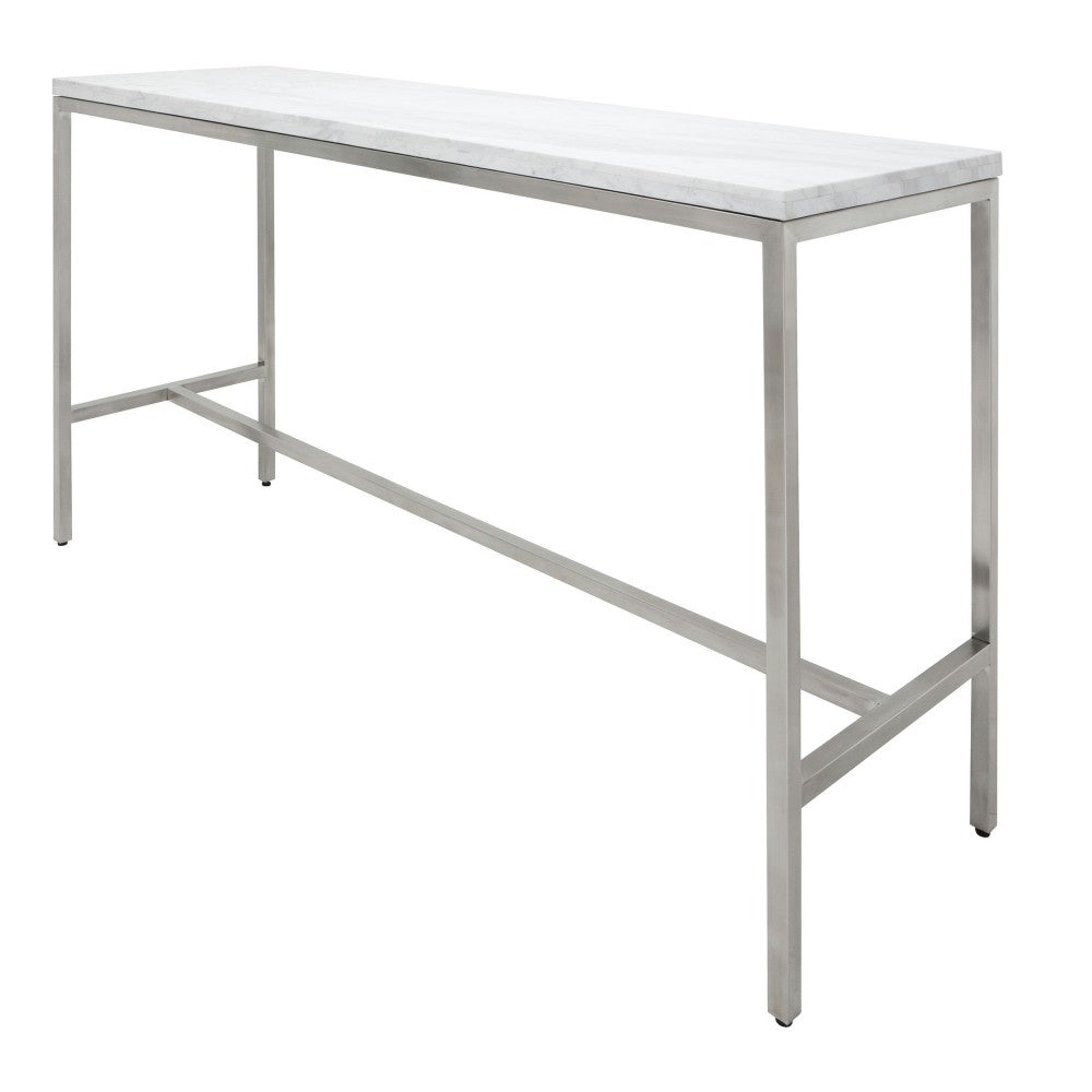 Verona White Stone Bar Table, HGTA695