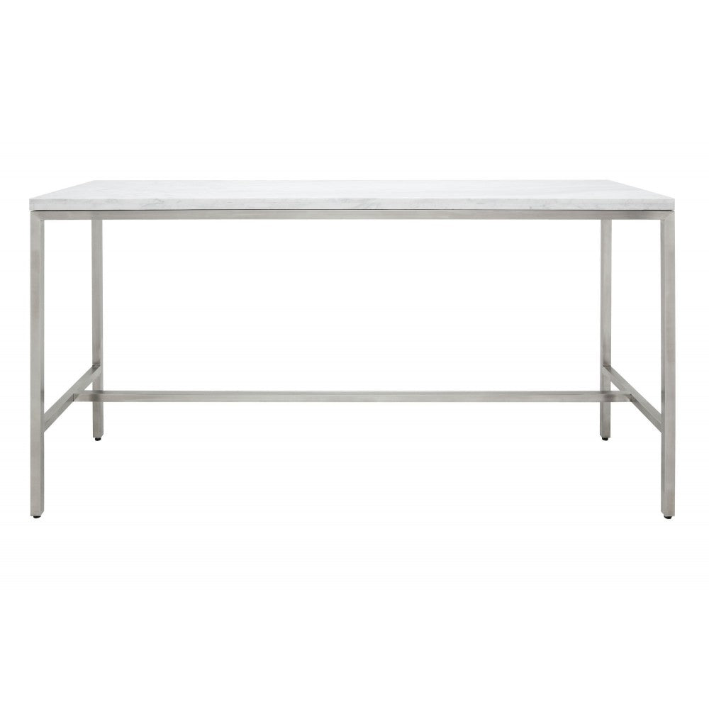 Verona White Stone Bar Table, HGTA695