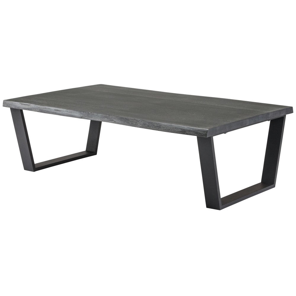 Versailles Oxidized Gray Wood Coffee Table