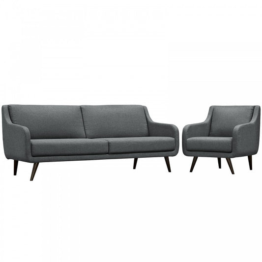 Verve Living Room Set Set of 2, Gray