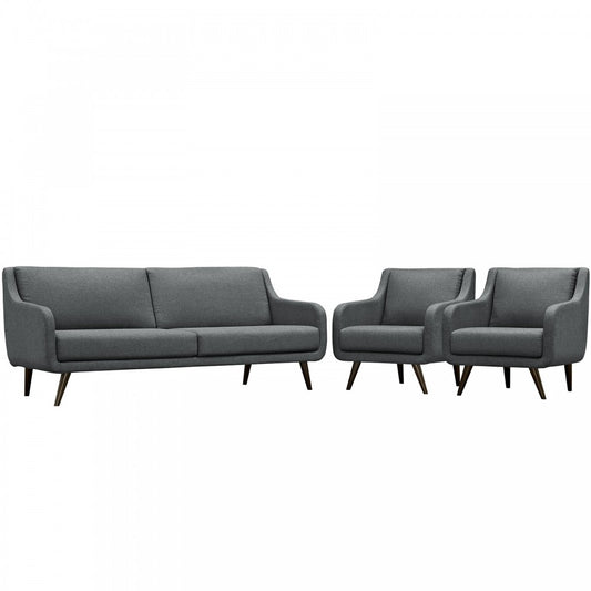 Verve Living Room Set Set of 3, Gray