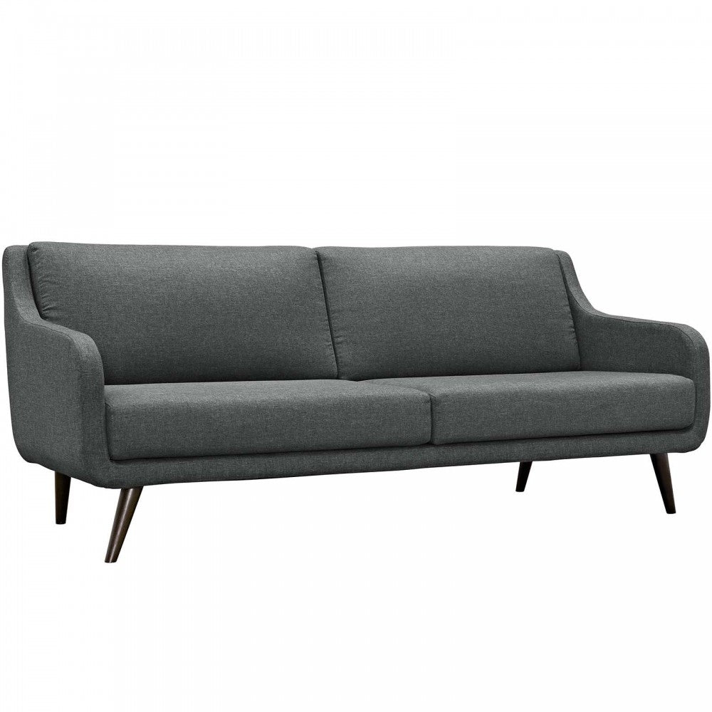 Verve Upholstered Fabric Sofa, Gray