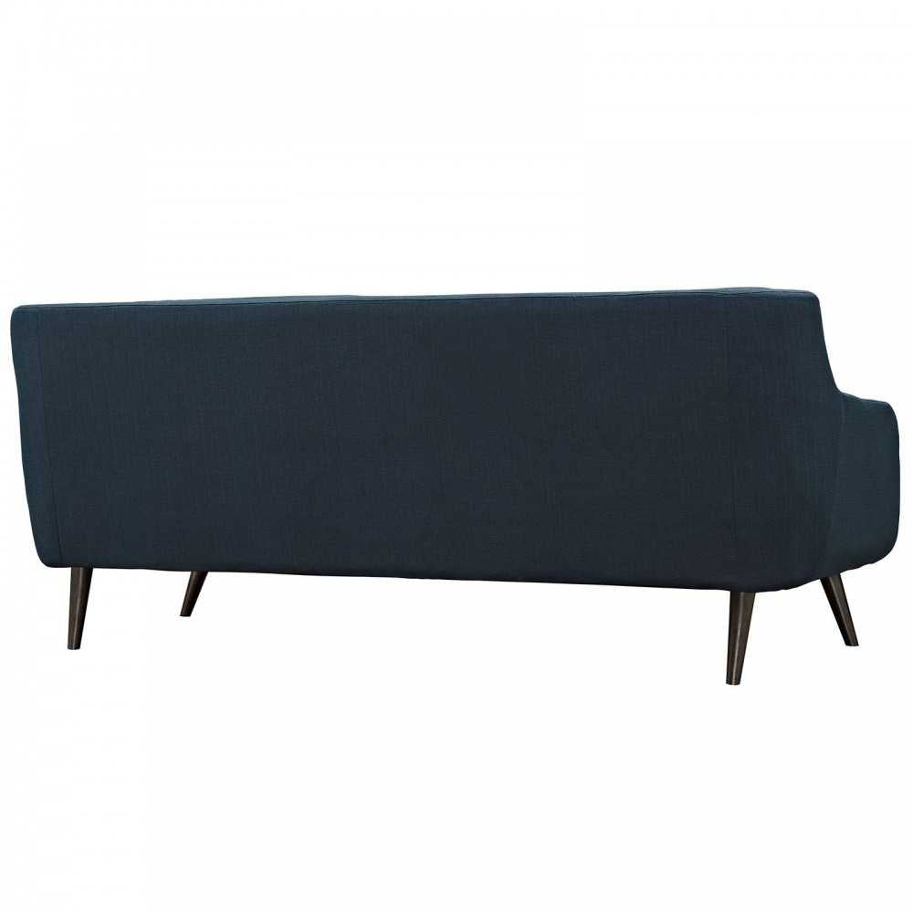 Verve Upholstered Fabric Sofa, Azure