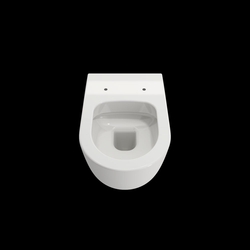 Vettore Wall-Hung Toilet Bowl in White