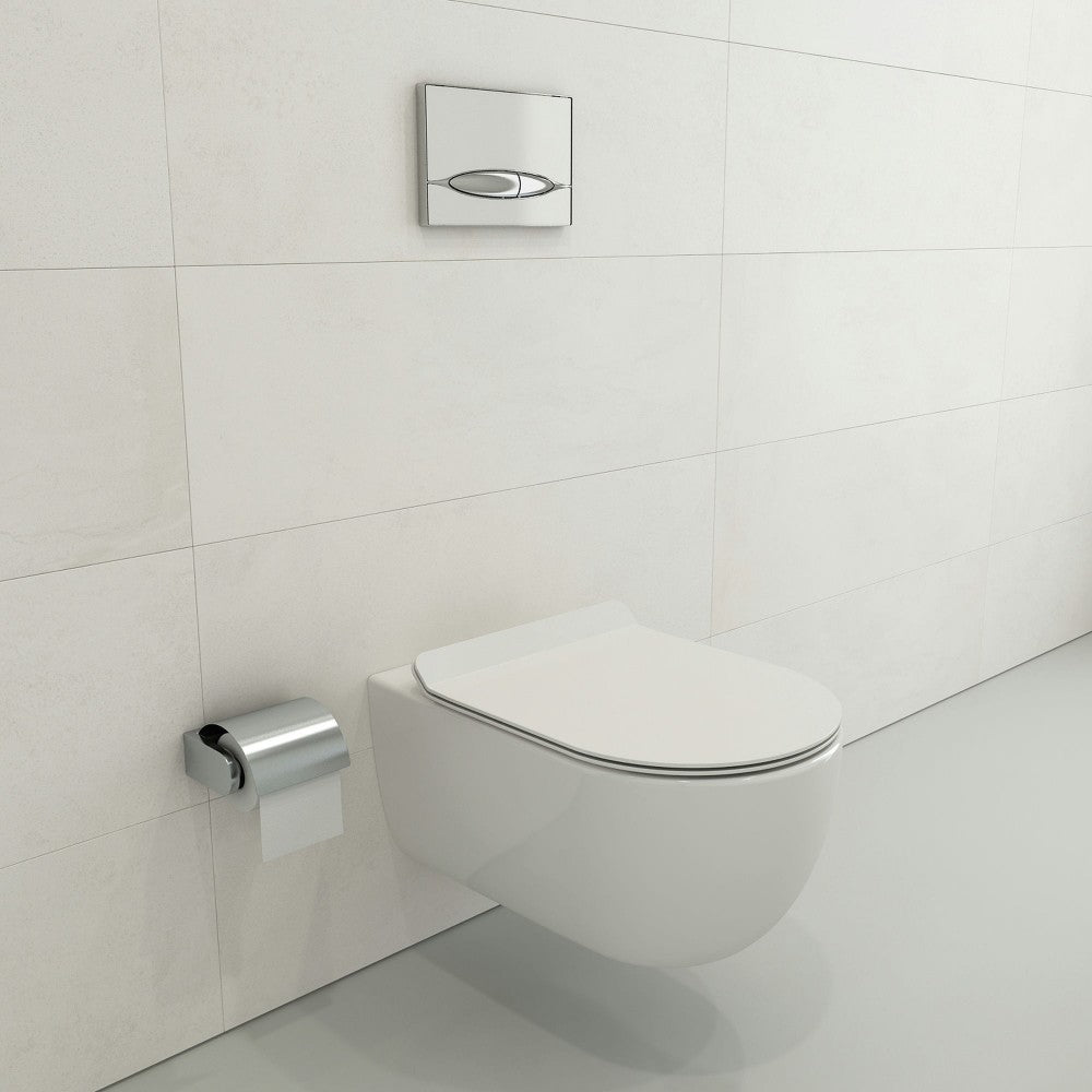 Vettore Wall-Hung Toilet Bowl in White