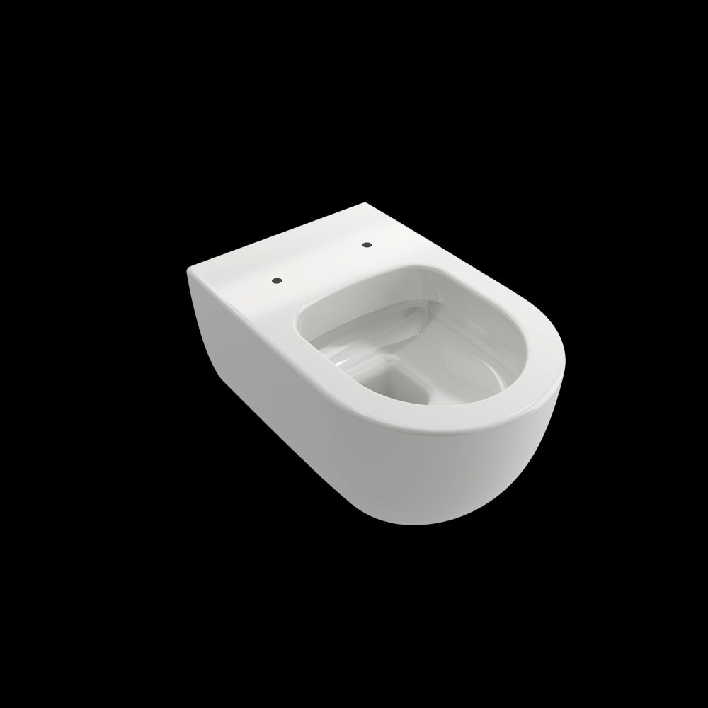 Vettore Wall-Hung Toilet Bowl in White