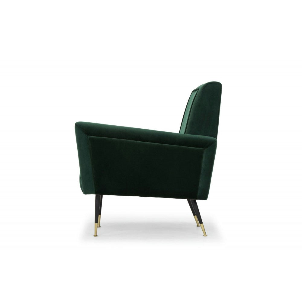 Victor Emerald Green Fabric Occasional Chair