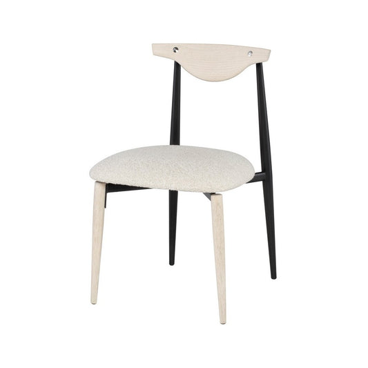 Vicuna Boucle Beige Fabric Dining Chair, HGDA771