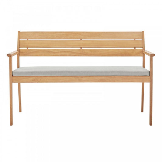 Viewscape Outdoor Patio Ash Wood Loveseat