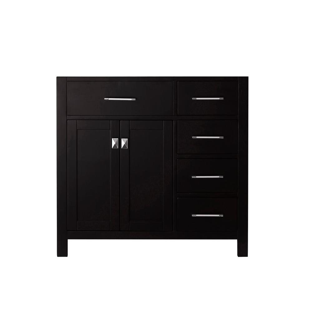 Virtu Caroline Parkway 36" Cabinet Only, Espresso