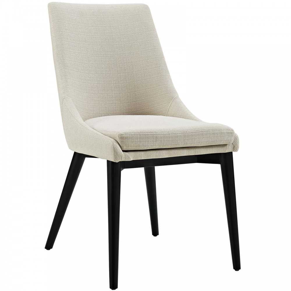 viscount Dining Side Chair Fabric Set of 2, Beige