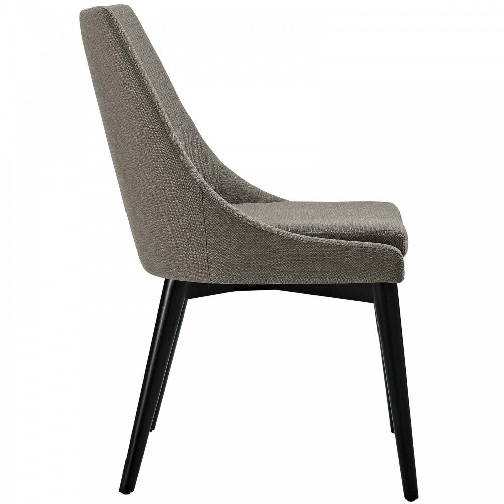 viscount Dining Side Chair Fabric Set of 2, Granite