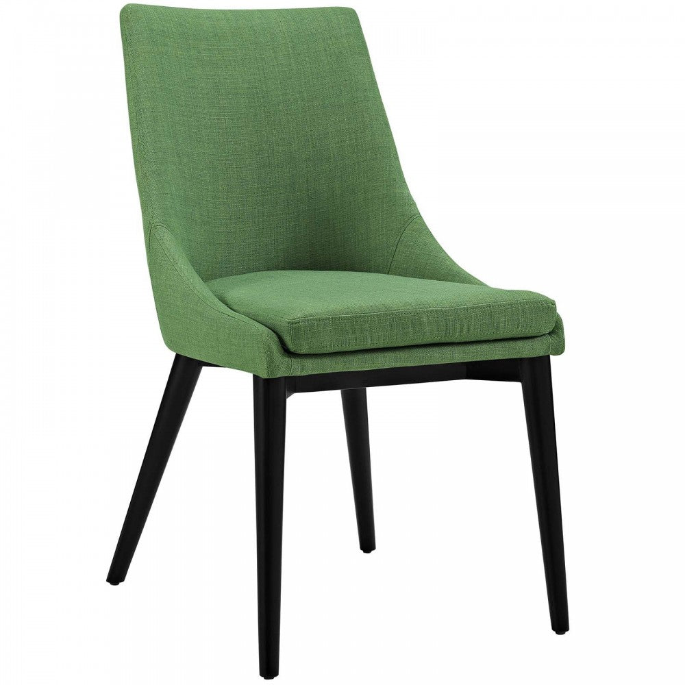 viscount Dining Side Chair Fabric Set of 2, Kelly Green
