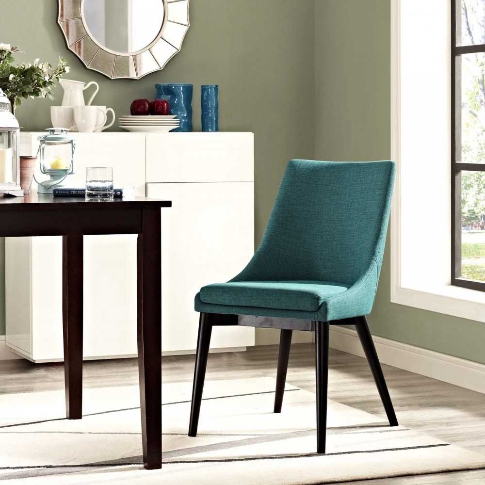 Viscount Fabric Dining Chair, Teal