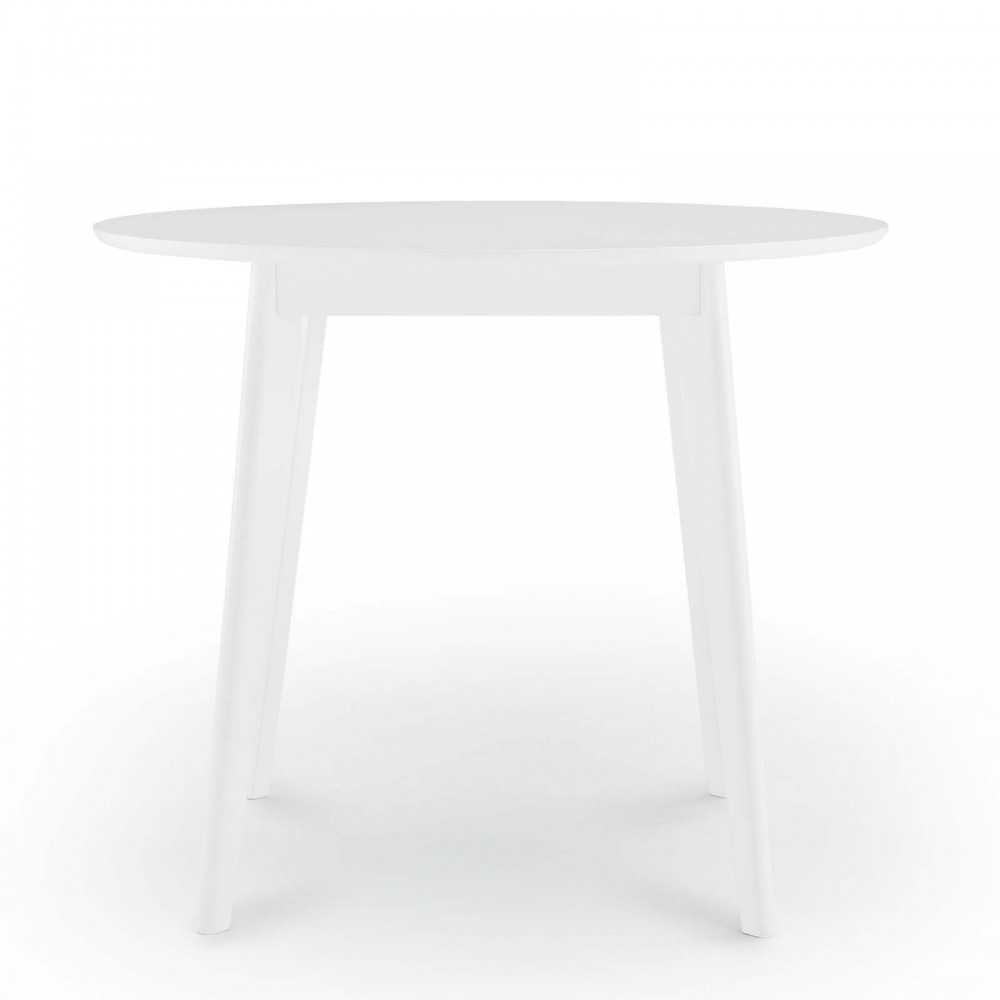 Vision 35" Round Dining Table, White