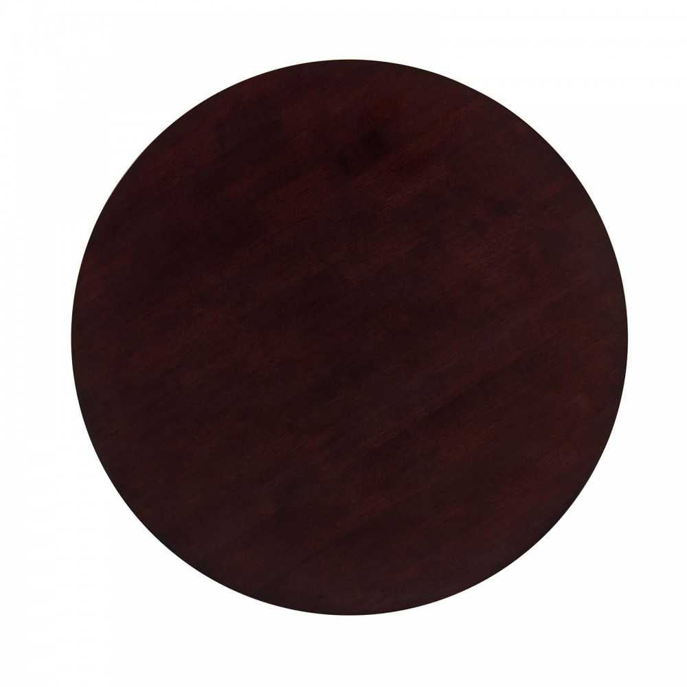 Vision 35" Round Dining Table, Cappuccino