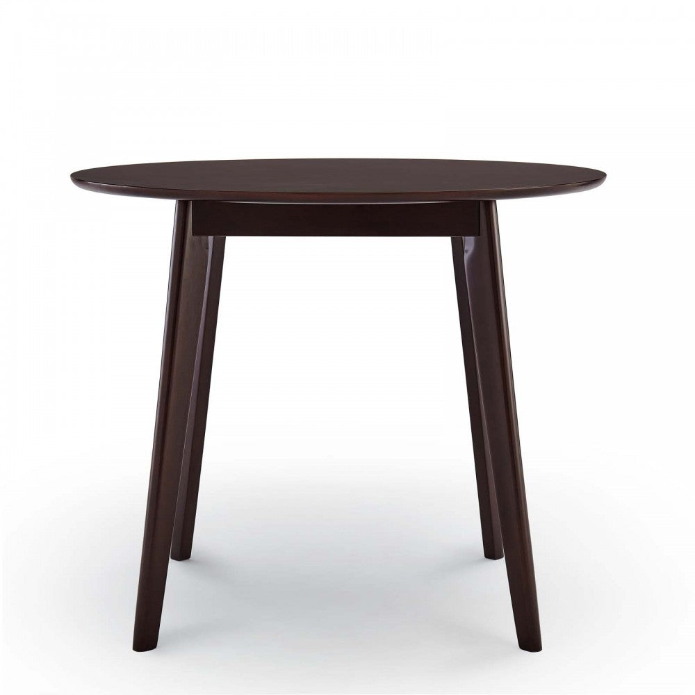 Vision 35" Round Dining Table, Cappuccino