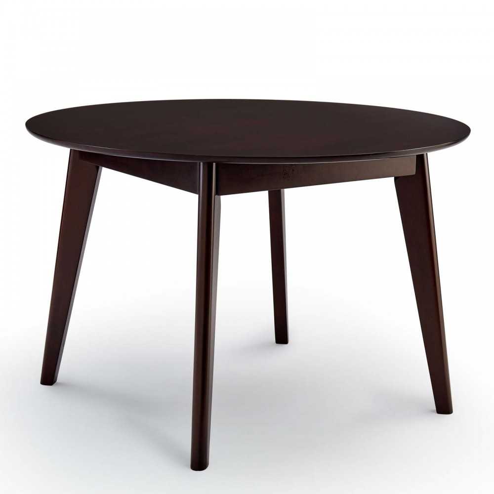 Vision 45" Round Dining Table, Cappuccino