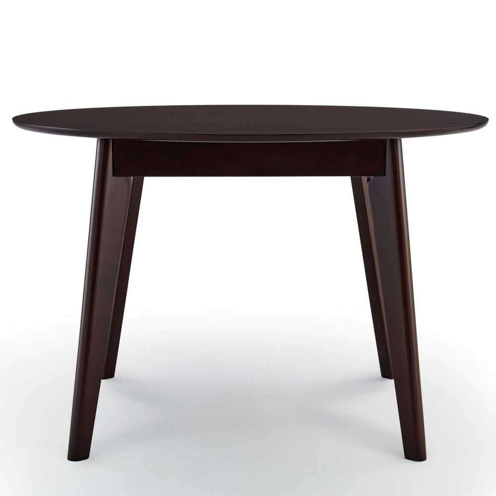 Vision 45" Round Dining Table, Cappuccino