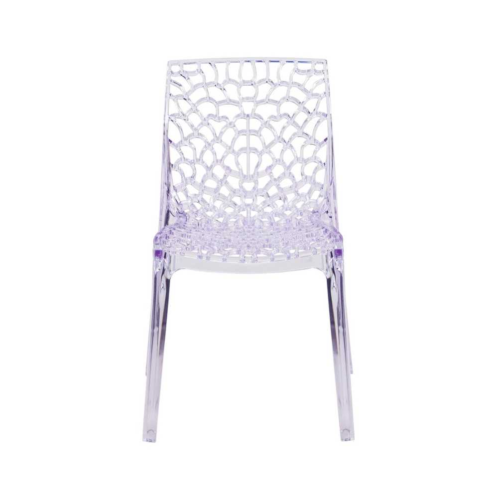 Vision Series Transparent Stacking Side Chair