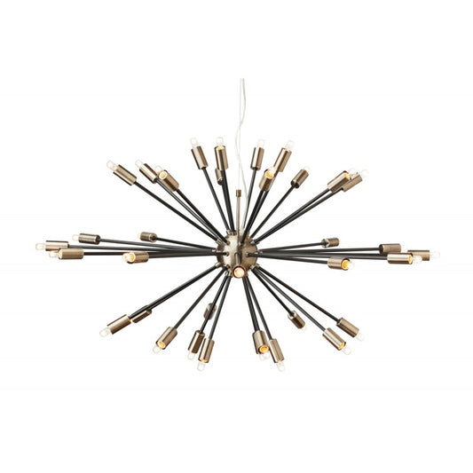Vladimir Antique Brass Metal Pendant Lighting, HGRA312